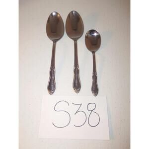 Oneida Homestead 2 Serving Spoons 1 Soup Spoon -0116S38